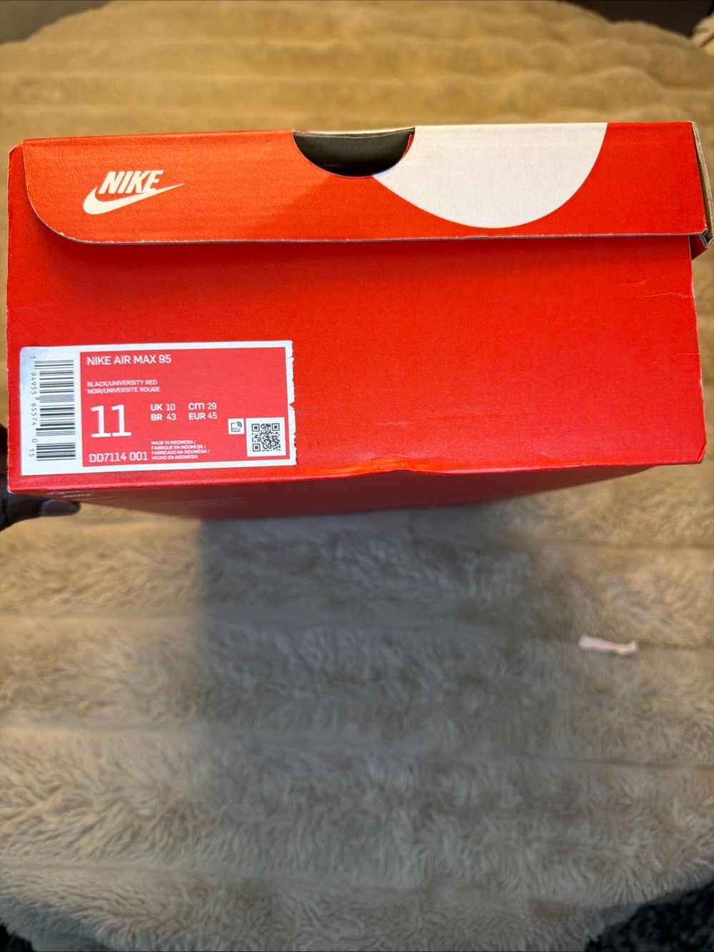 Nike Black Sneakers with Red Lace Accents - Picture 12 of 12